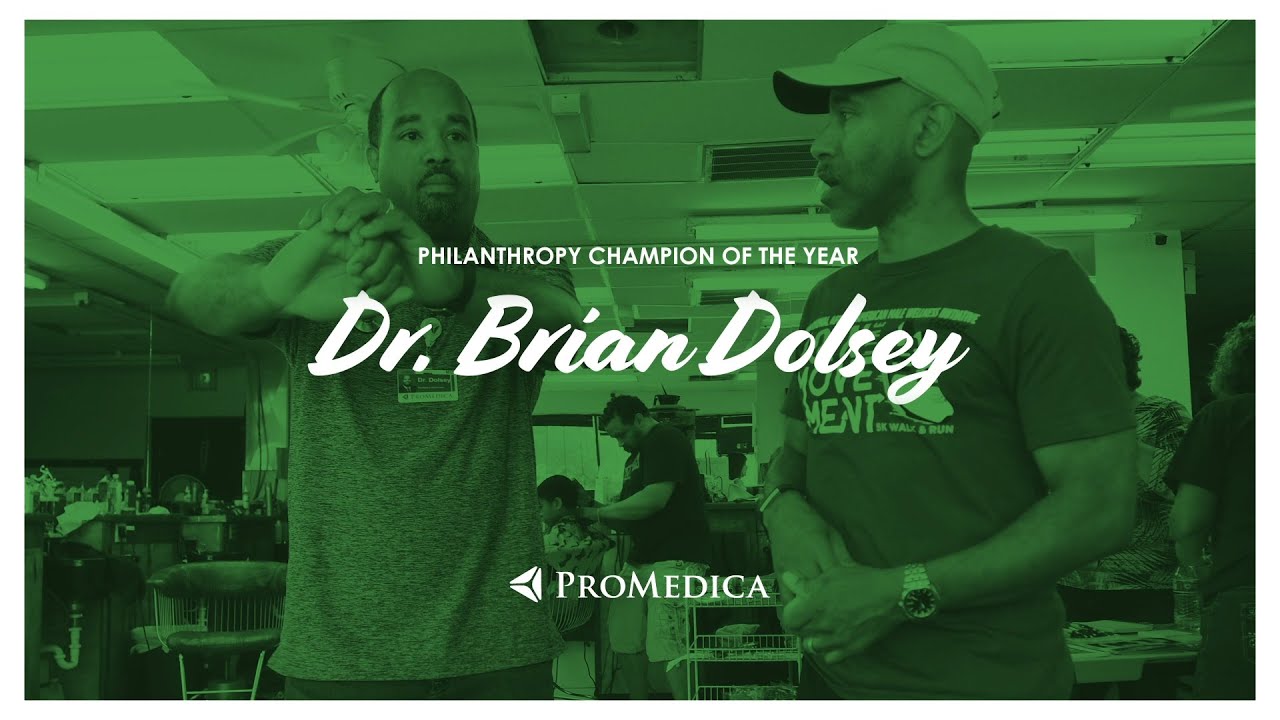 2020 ProMedica Philanthropy Awards| Philanthropy Champion of the Year: Dr. Brian Dolsey