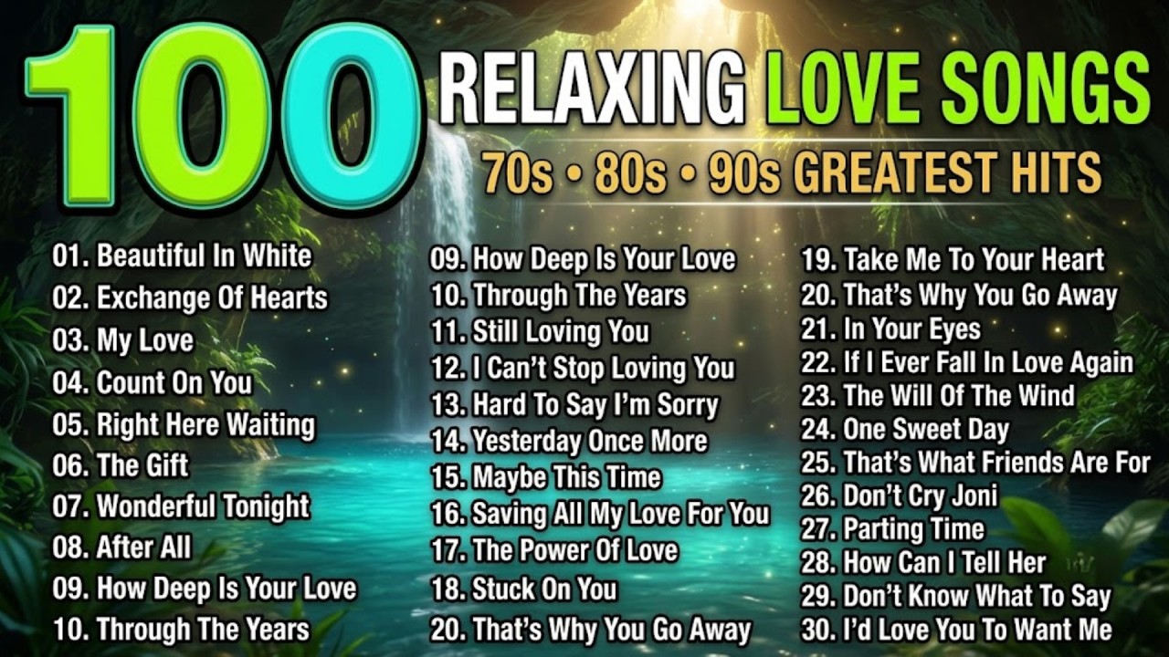 100 GREATEST LOVE SONGS  |  70s 80s 90s | Best Classic Romantic Songs To Remember Forever❤️