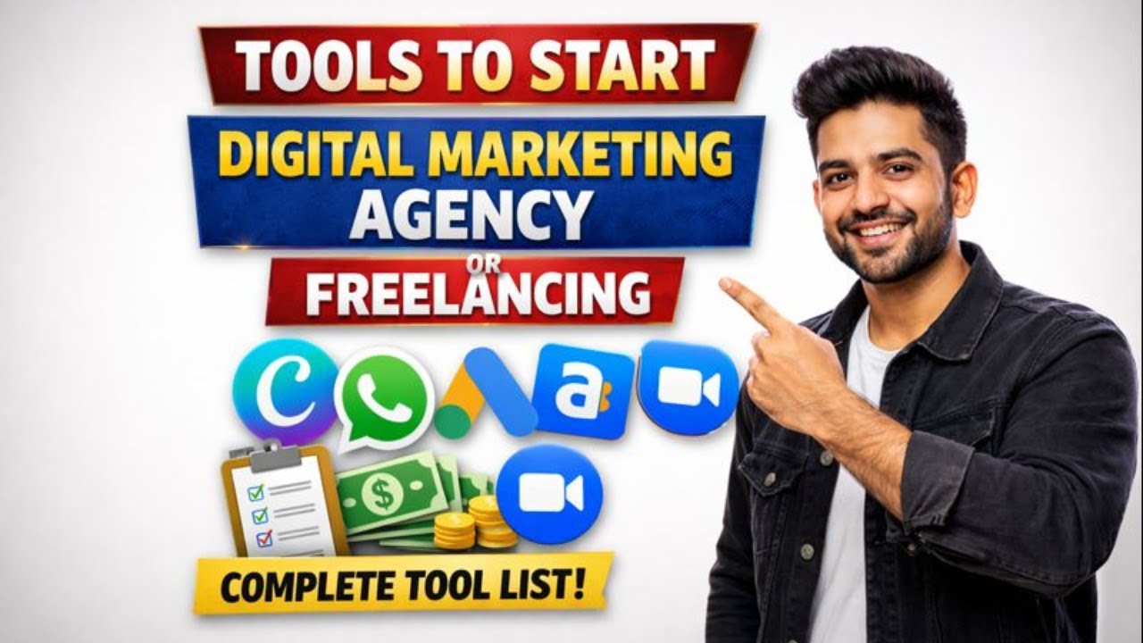 !!List of tools required to start the digital marketing agency or Freelancing!!