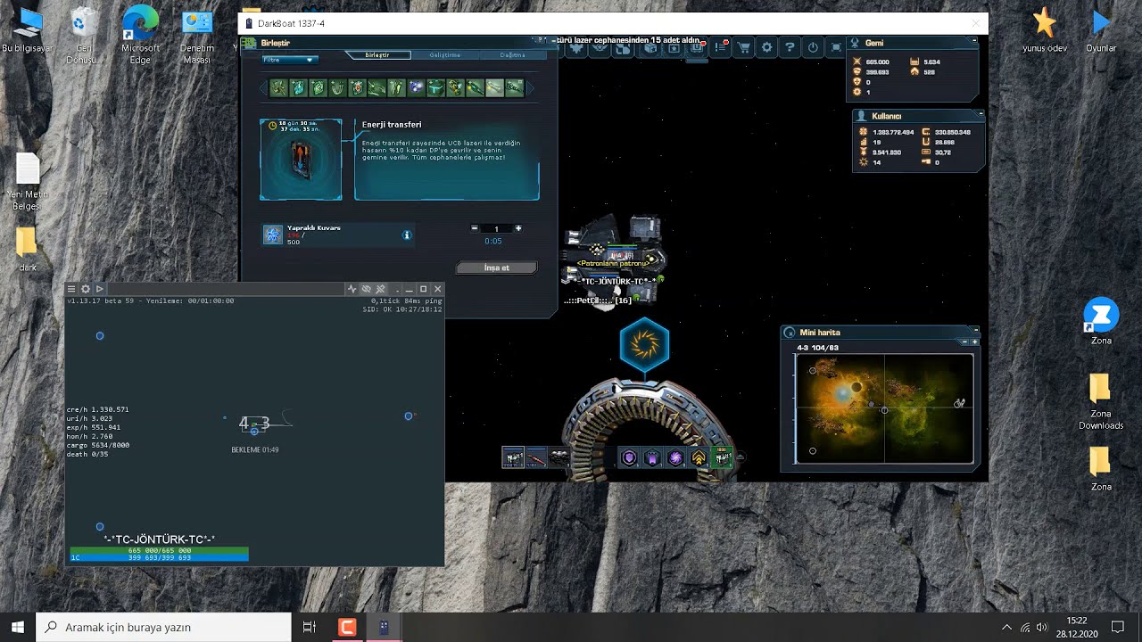 Darkorbit güncel bot hilesi palladium kutu ve npc botu güncel 28.12.2020