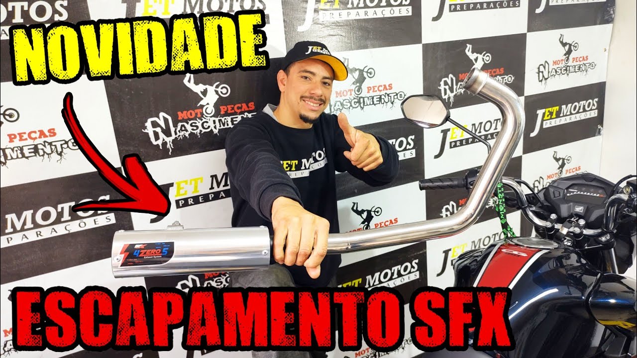 CURVA INOX NO ESCAPAMENTO TERR0RISTA SFX / LAN&Ccedil;AMENTO EXCLUSIVO