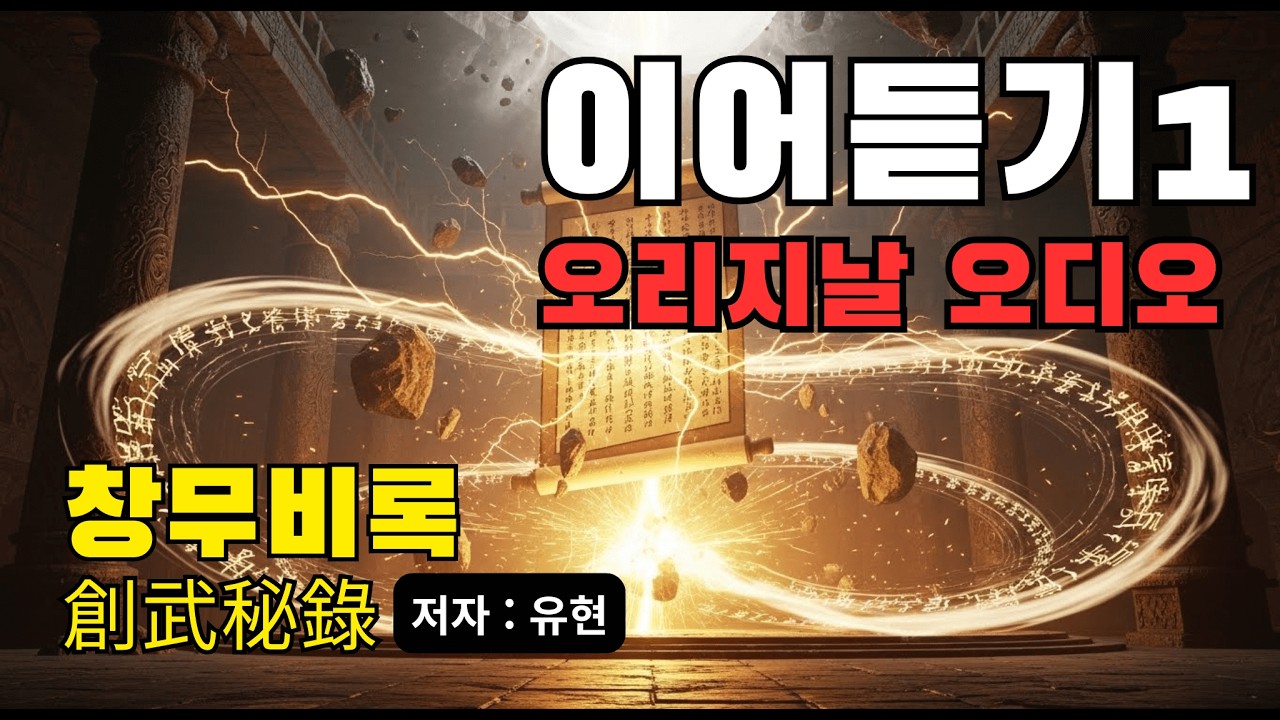 무협소설 [창무비록 이어듣기1] 정통무협ㅣ무협소설ㅣ무협지ㅣ무협 오디오