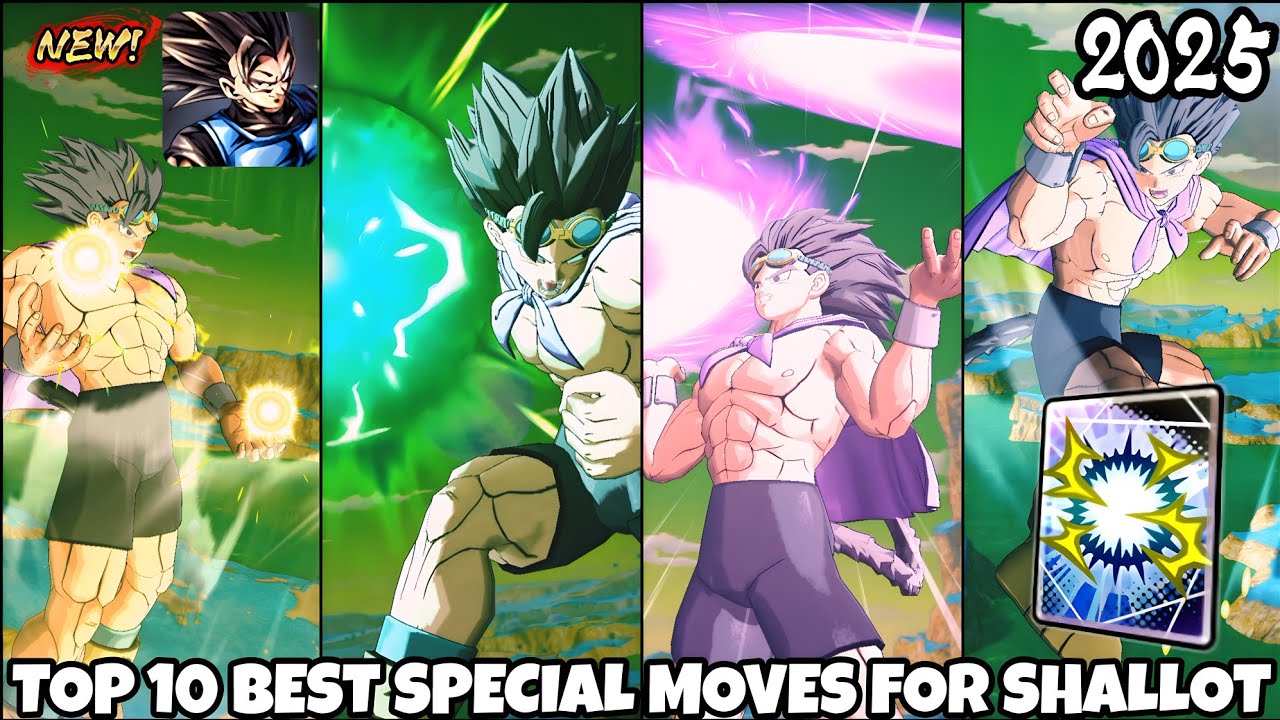 TOP 10 BEST SPECIAL MOVES FOR SHALLOT 2025 🔥!! [Dragon Ball Legends 7th Anniversary 2025]