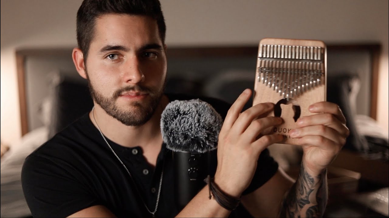 ASMR Kalimba Songs For Sleep - Unboxing - Whispered