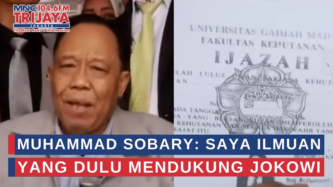 Ogah Julukan Termul, Muhammad Sobary: Saya Ilmuan yang Dulu Mendukung Jokowi | Trijaya Update