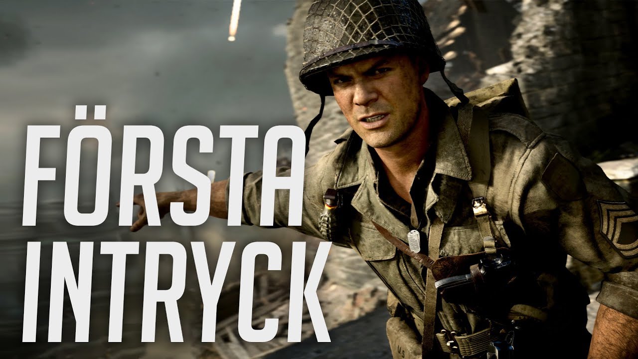 Första Intryck av Multiplayern - COD WWII På Svenska