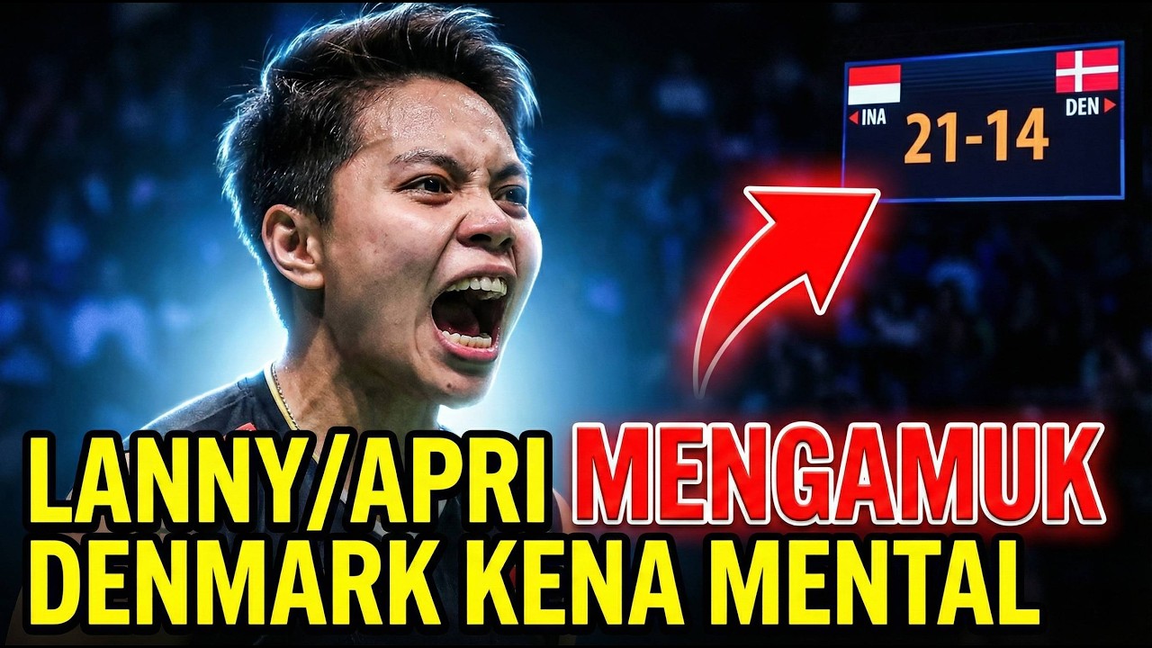 GILA! SMASH MELEDAK APRIYANI RAHAYU BIKIN RAKET LAWAN BERGETAR, DENMARK PULANG LEBIH AWAL!