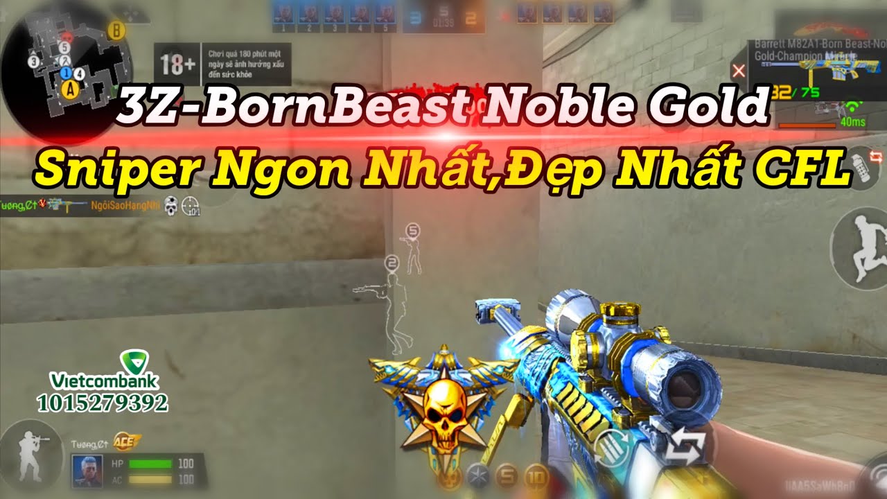 CF Legends | Barrett M82A1-Born Beast Noble Gold Skin - Лучшая и самая красивая снайперская винто...