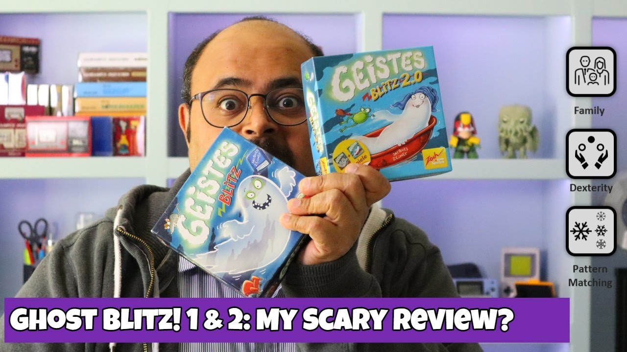 Ghost Blitz! 1 & 2 : My not so scary board game review.