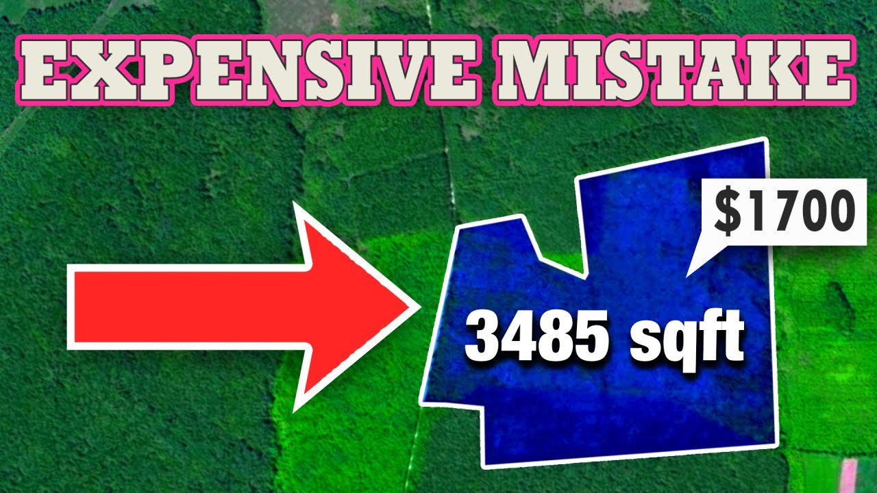 НИКОГДА не тратьте свои деньги таким образом на покупку земли.