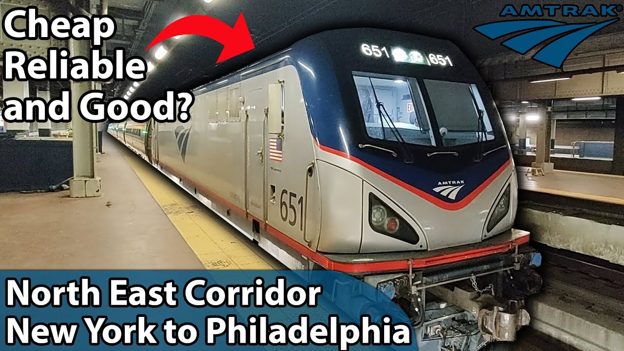 Cheap Reliable and Good? Amtrak Northeast Regional from NYC to Philadelphia