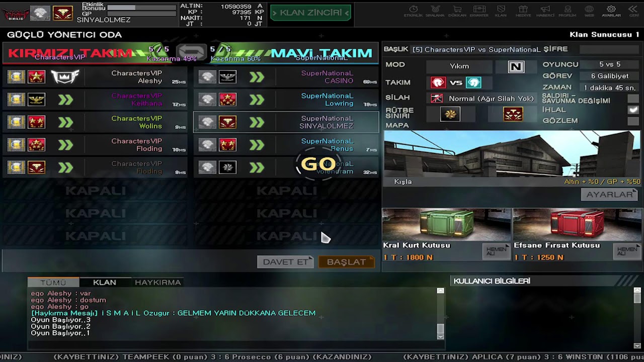 Wolfteam SİNYALÖLMEZ KLAN SAVAŞLARI SERİSİ 7