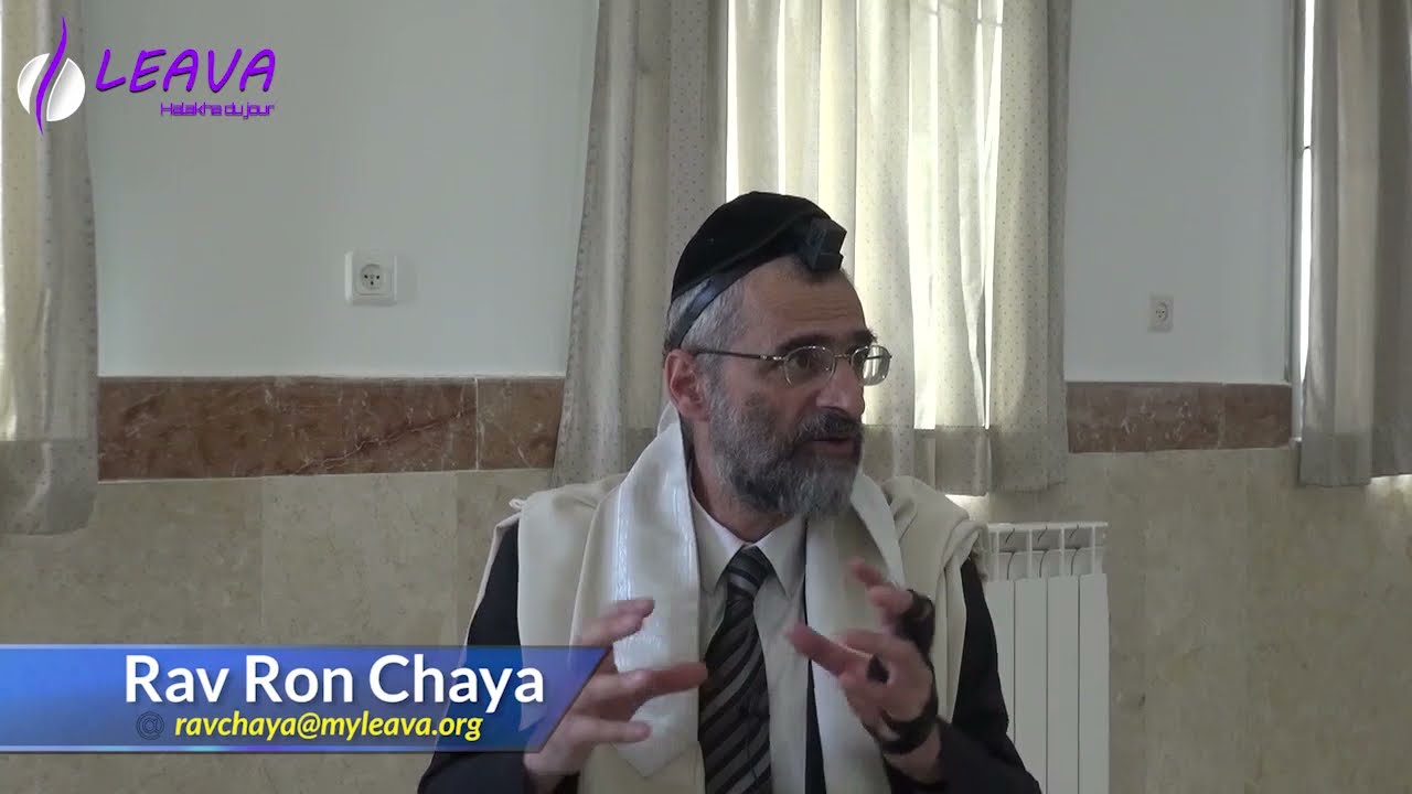 81 - Le Kiddouch du Chabbat matin  - Série La Halakha du Jour - Rav Ron Chaya