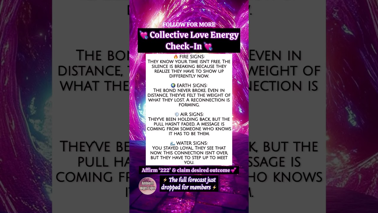💘 Collective Love Energy Check-In 💘 #lovehoroscope