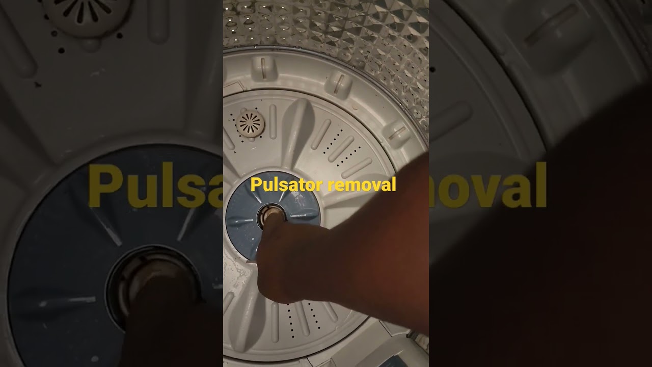 How to remove a samsung pulsator #washer #shorts