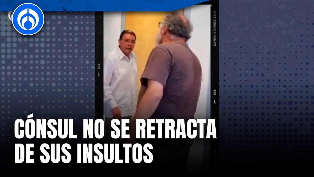 “Es el embajador más p3nd$70”: cónsul en China explica discusión y no se retracta