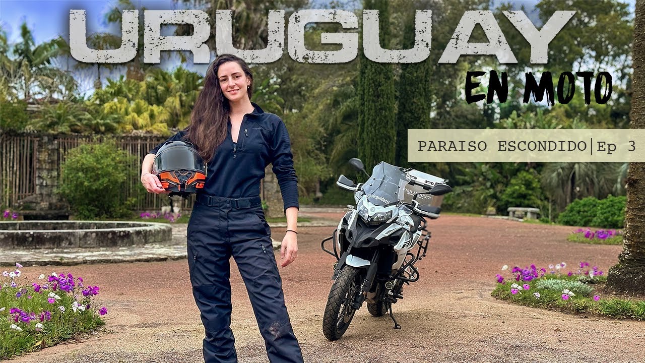 Llego a un PARAISO ESCONDIDO y me agarra TORMENTA en cabaña FRENTE AL MAR - Uruguay en Moto