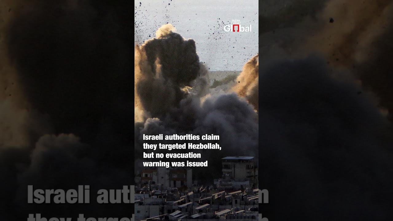 Israel Airstrike on Beirut: Deadliest Israeli Strike Yet on Central Beirut Leaves Gruesome Scenes