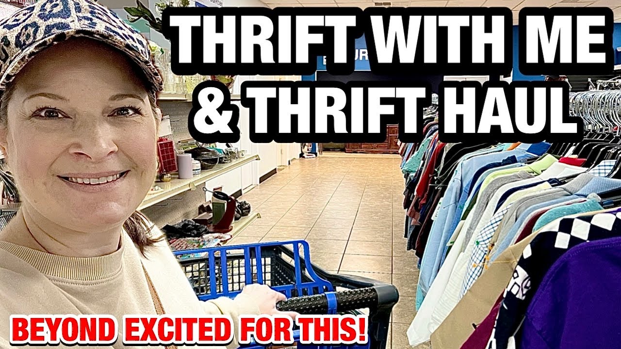 THRIFTING A FULL CART • GOODWILL THRIFT STORE SHOPPING HOME DECOR & THRIFT HAUL