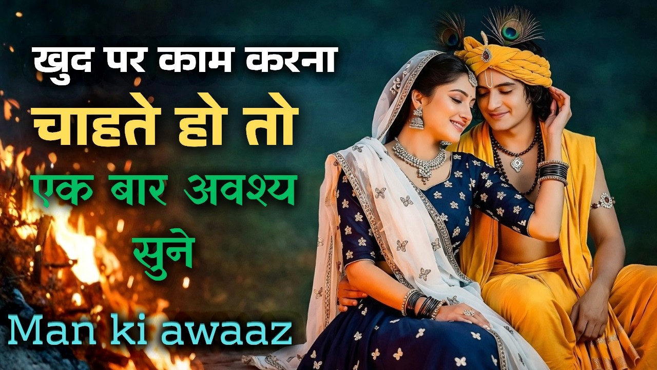 खुद पर काम करना चाहते हो तो एक बार अवश्य सुन लेना। Man ki awaaz. Krishna motivational