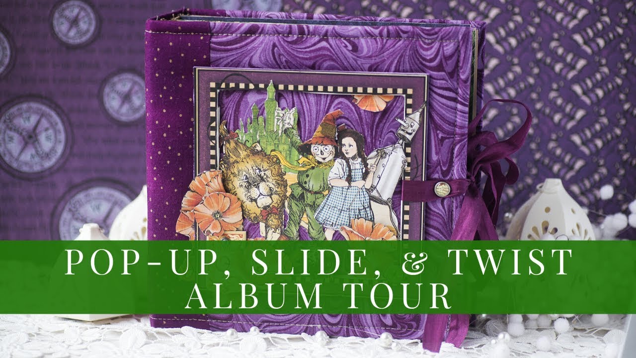 Pop-Up, Slide, & Twist Album Tour for Graphic 45 by Vera Shelemekh