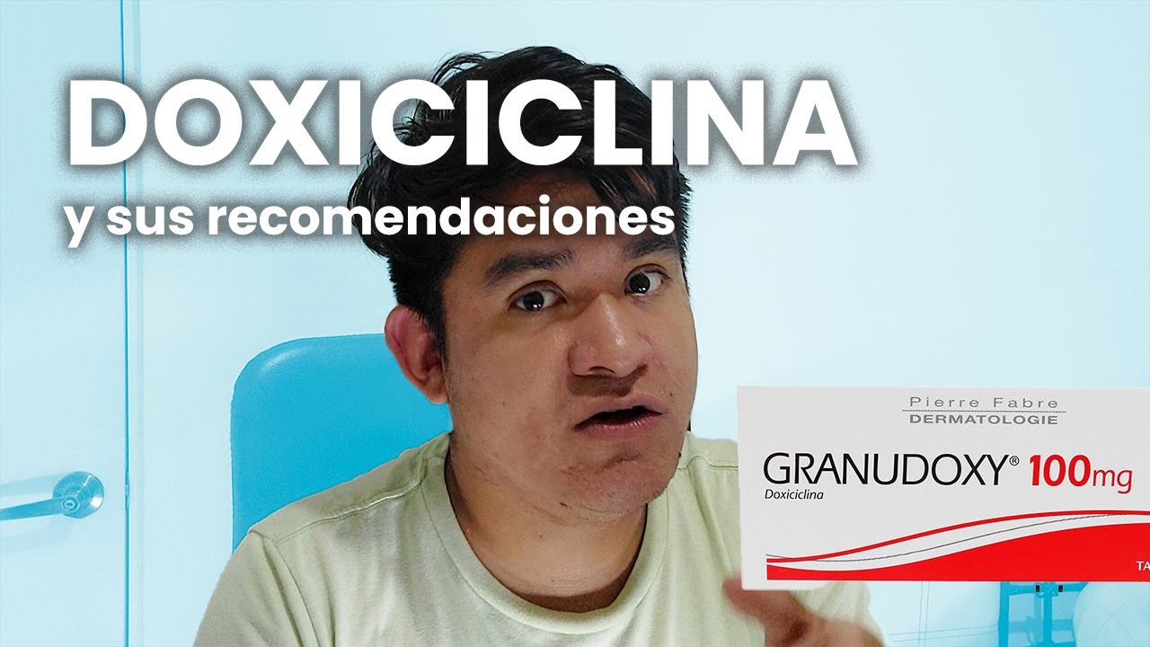 DOXICICLINA para el ACNÉ - Mis recomendaciones