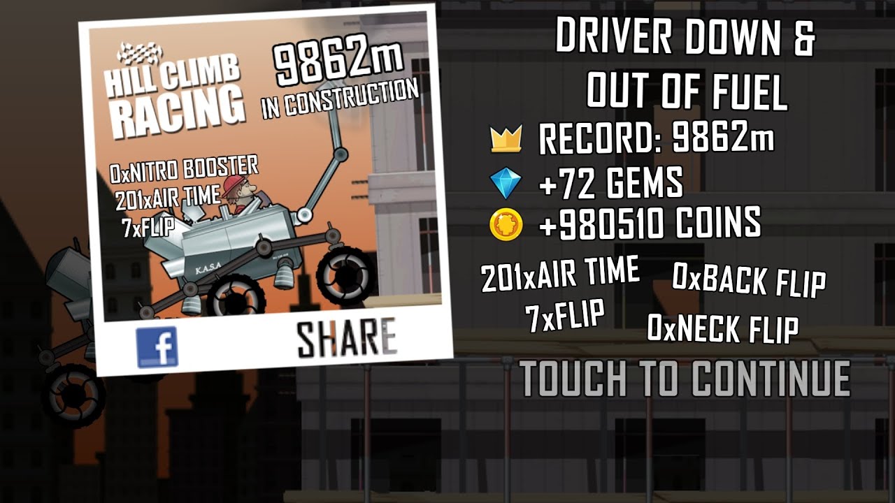I made a new record in construction with moonlander 9862m