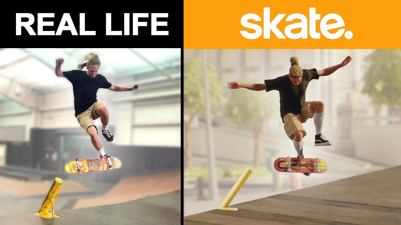 Recreating My Viral Skateboarding Clips in Skate. (4)