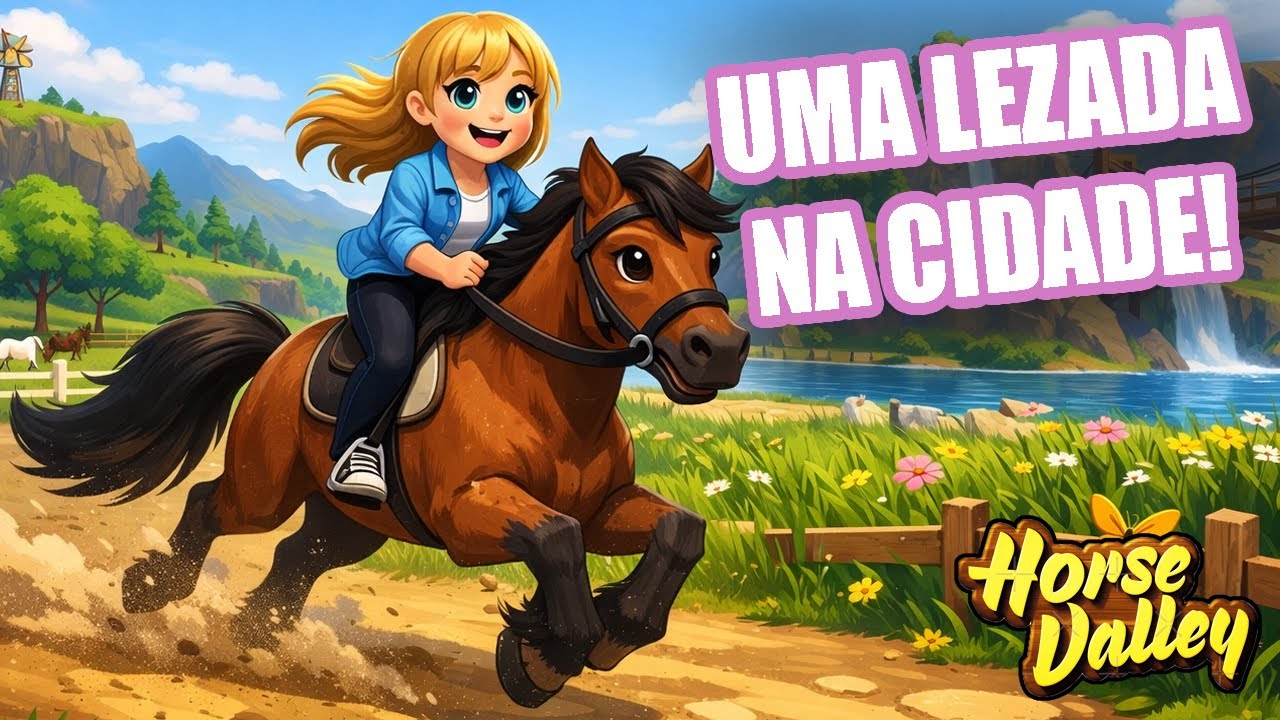 UMA DESASTRADA TENTANDO JOGAR CERTO MAS NÃO DEU CERTO...! horse valley ROBLOX