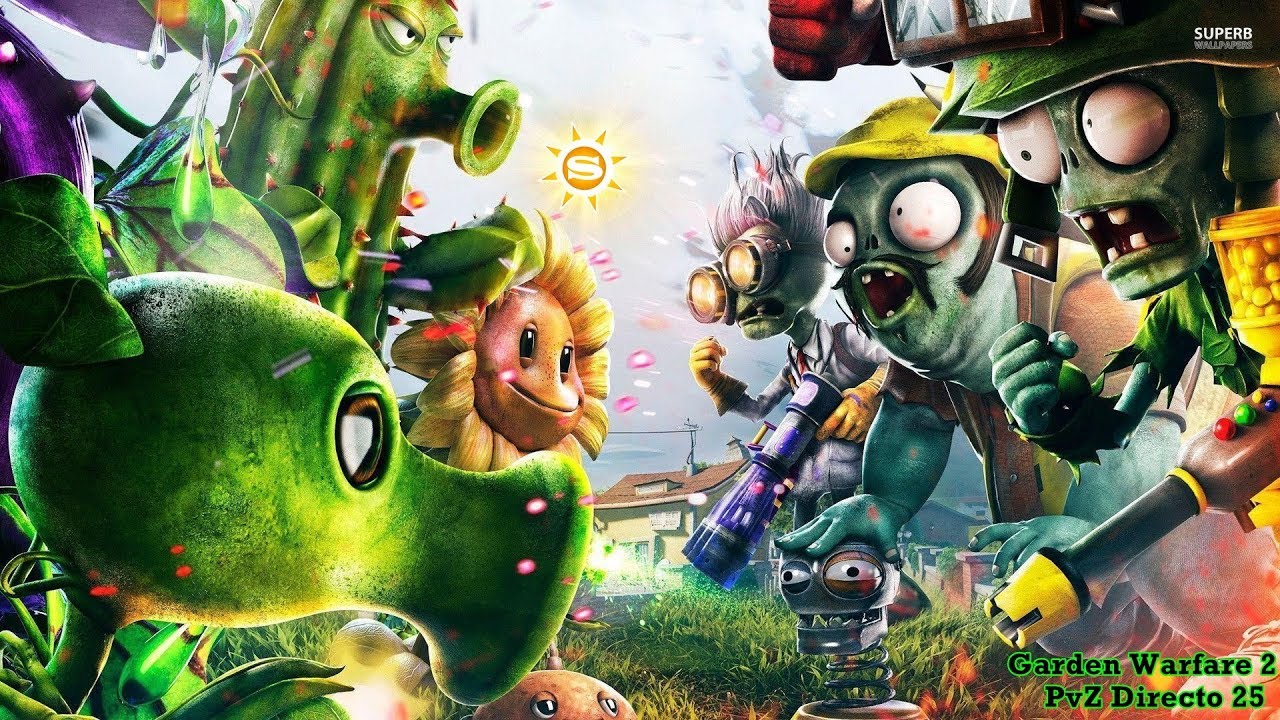 PVZ Garden Warfare 2 💚 Sara y el Lanzaguisantes Roca 🌰 Directo 25