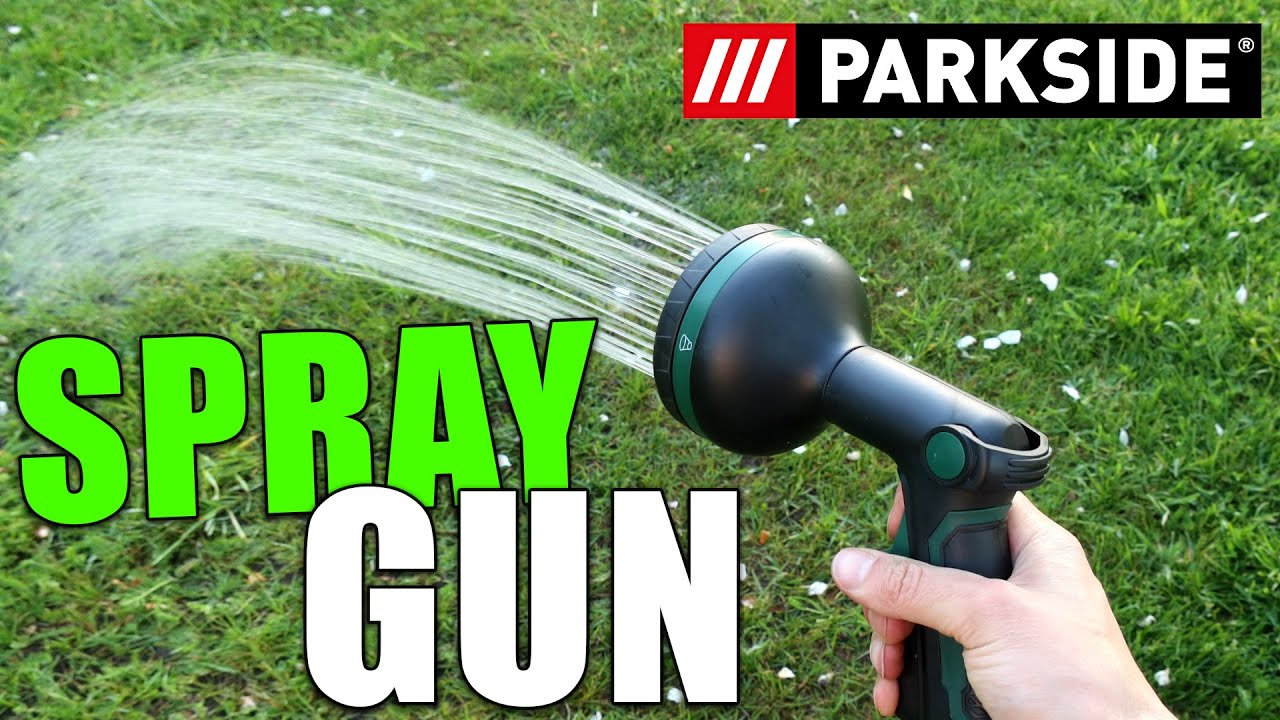 Parkside Multi-Function Water Spray Gun Testing - Water Nozzle from LIDL - HG08570