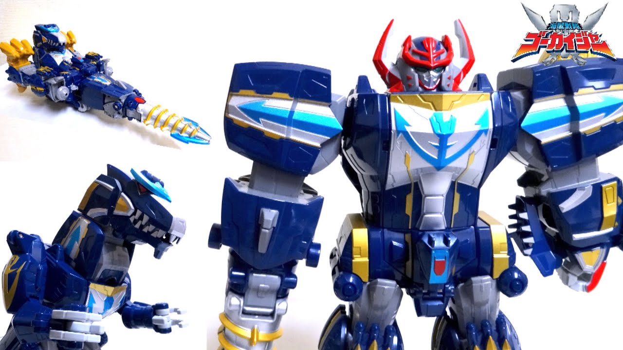 【海賊戦隊ゴーカイジャー】ギンギンに行くぜ！海賊合体 DX豪獣神 ヲタファの戦隊ロボ レビュー / Gokaiger DX GoZyuJin / Q-Rex Megazord