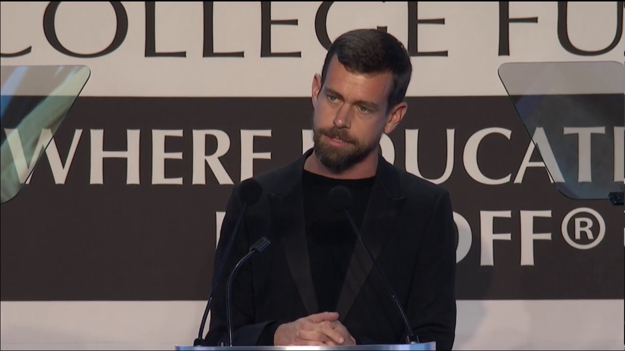 Jack Dorsey Accepts CEO of the Year Award