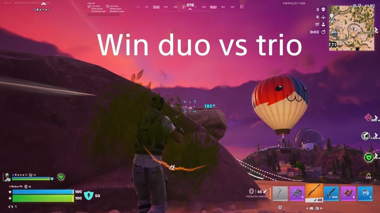 Fortnite ZB - Win duo vs trio