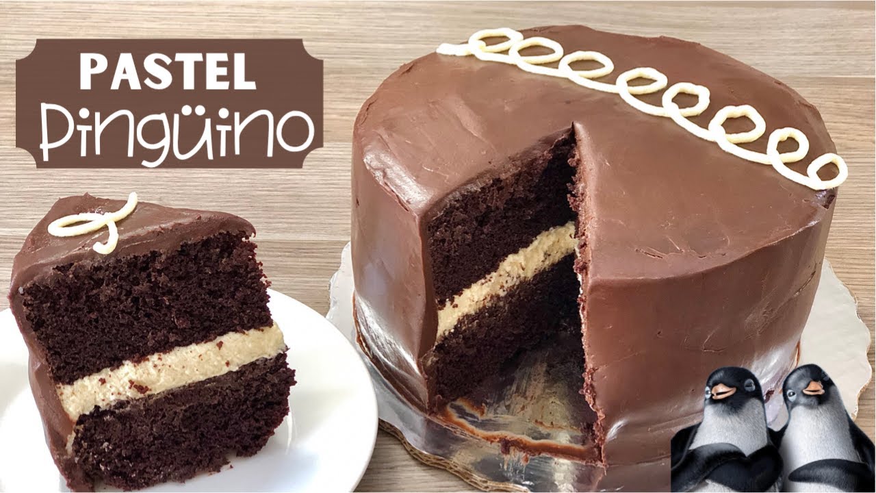 PASTEL PINGÜINO | CHOCOLATE CON RELLENO CREMOSITO | POSTRES CON IXCHEL