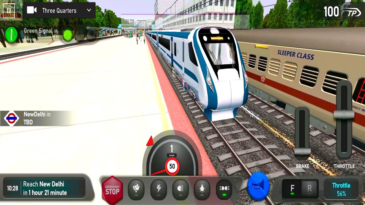 New Vande Bharat Express Train Game 2025 | Indian Train Simulator Android Gameplay | Train Wala Game