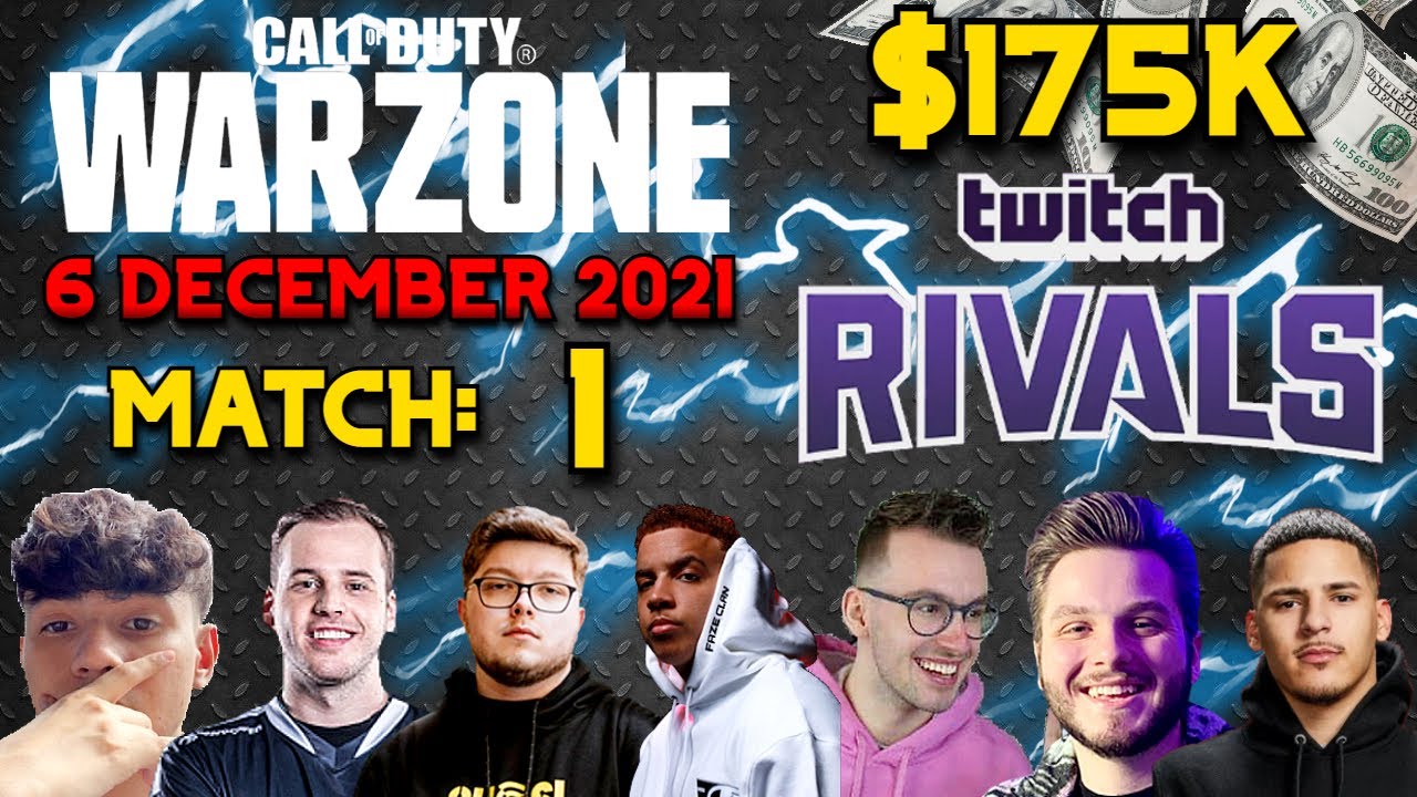 WARZONE $175K Twitch Rivals Warzone Tournaments / MATCH: 1 - Mini Royale