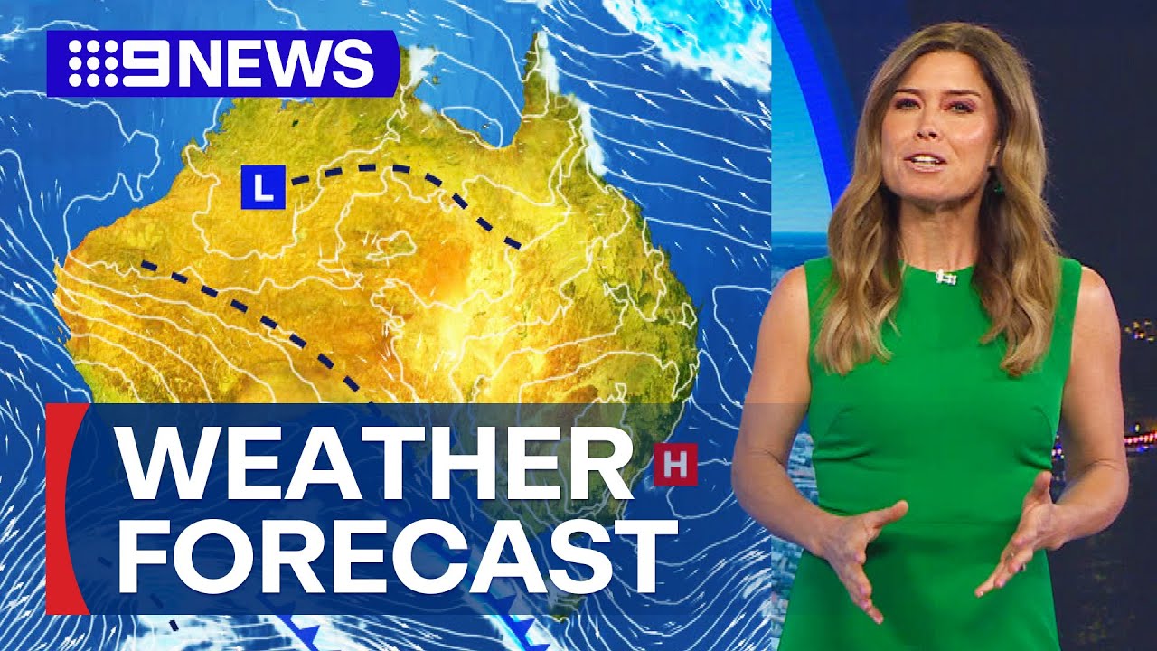 Australia Weather Update: Winds set to ease across country’s south-east | 9 News Australia