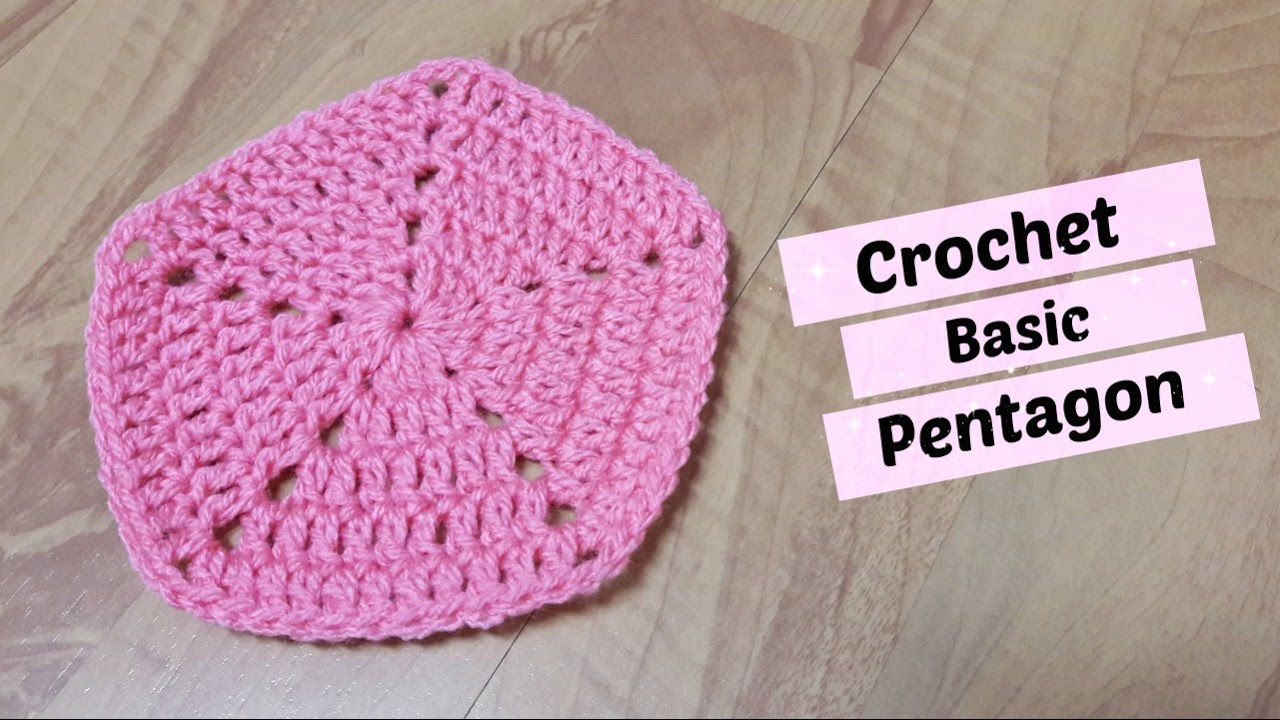 How to crochet a solid pentagon? | Crochet With Samra