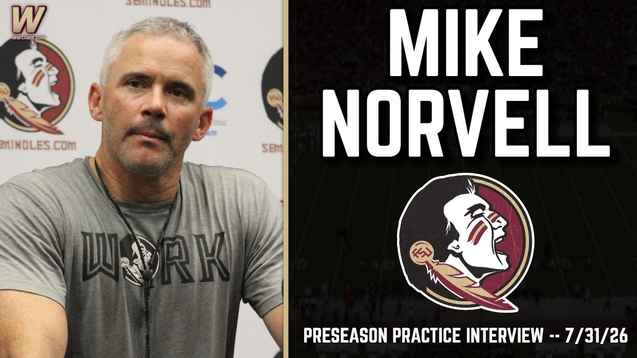 Интервью Майка Норвелла после предсезонной тренировки 31.07.26 | FSU Football | Florida State Foo...