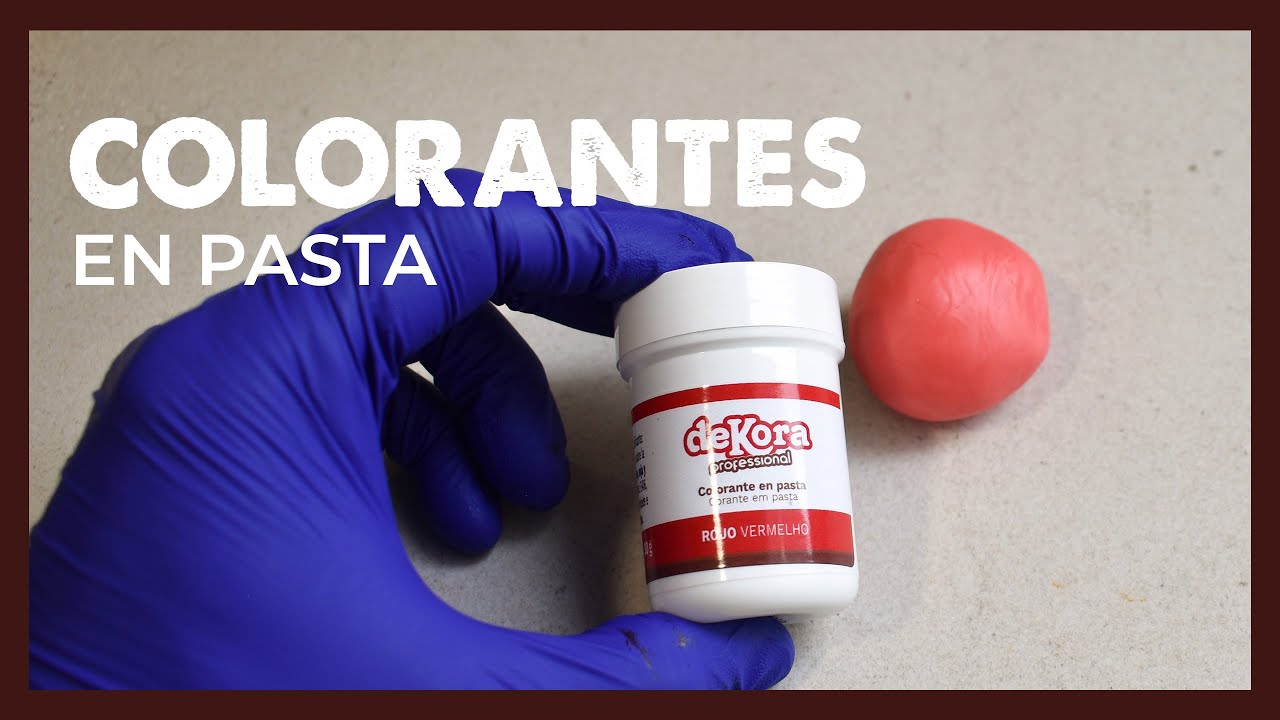 CÓMO USAR COLORANTES COMESTIBLES EN PASTA | Dekora | Pastelería y Cake Design