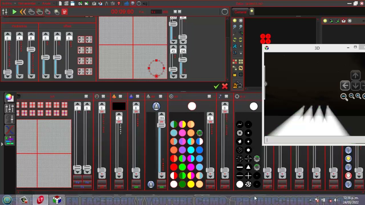 COMO HACER UNA ESCENA SIMLPLE PARA TU ILUMINACION DMX ----- LITE TEK DELUX TUTORIAL 2