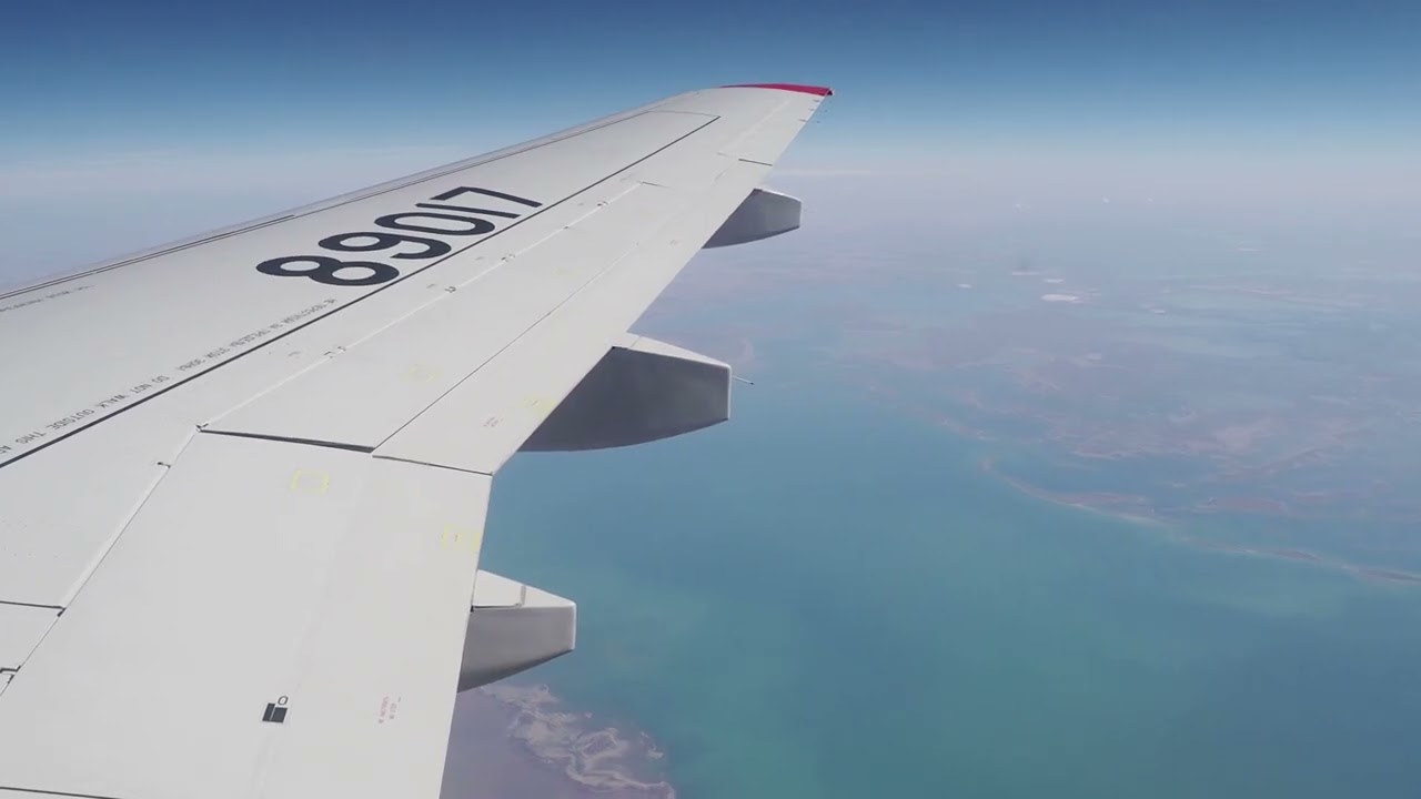 SSJ-100 Superjet Full flight Almaty - Moscow - Суперджет 100 Россия