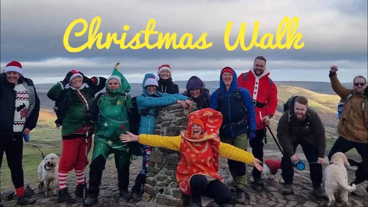 Christmas Walk Castletone Cave Dale Mam Tor Lose Hill