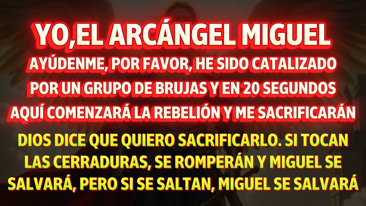 Miguel enfrenta una gran oscuridad… Dios dice: elegido, tu luz puede liberarlo