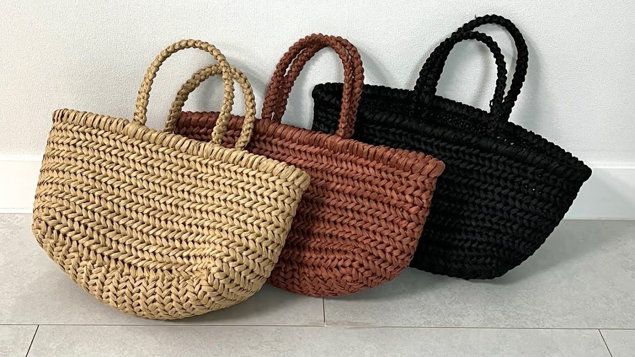 헤링본 무늬가 예쁜 모모 드래곤백 뜨기 Crochet dragon bag