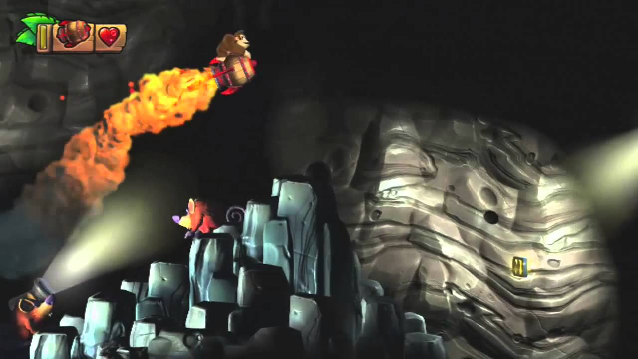 Donkey Kong Country Tropical Freeze - 2-B Handk&auml;s' mit Rattzfatz - Extraschwer