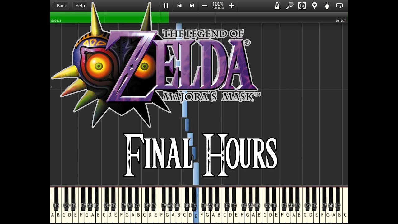 Zelda Majora's Mask - Last Five Minutes / Final Hours (Synthesia)
