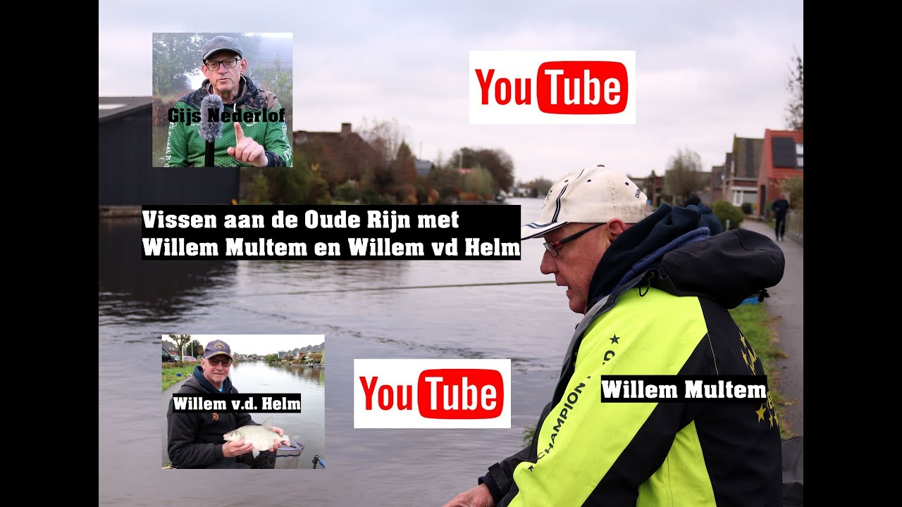 Gijs Nederlof: Vissen aan de Oude Rijn.