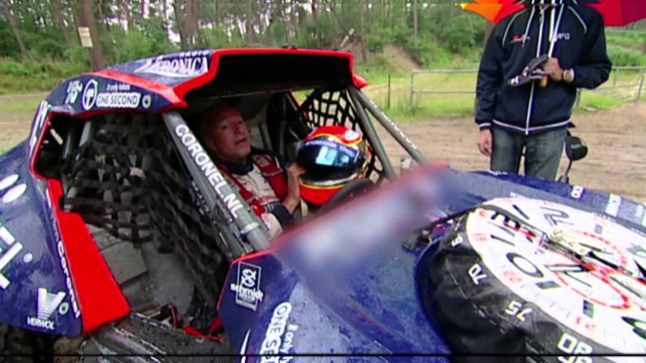 Blik op de Weg OFFICIAL - Fragment Tim Coronel spint rond bij tankstation